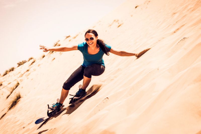 Skiing in the Desert