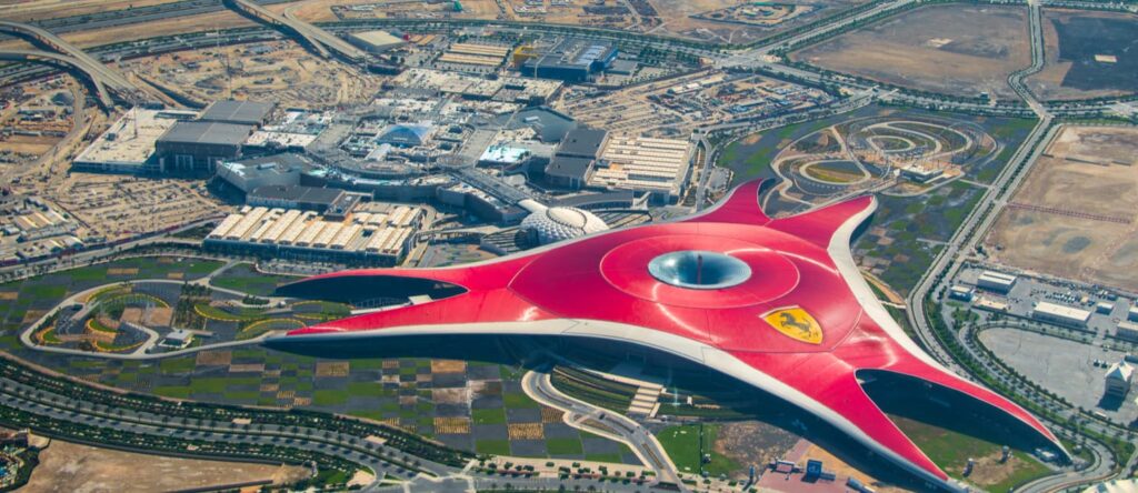 ferrari world and yas island